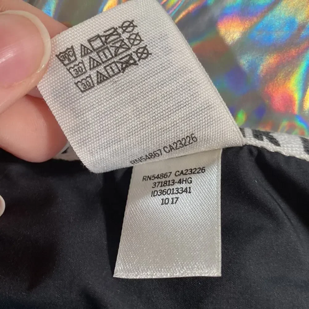 • VS PINK • Holographic Varsity Puffer - Picture 11 of 12